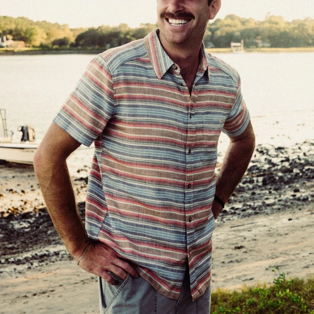 Marshwear Men's Layday Short Sleeve Button Up - Image 7