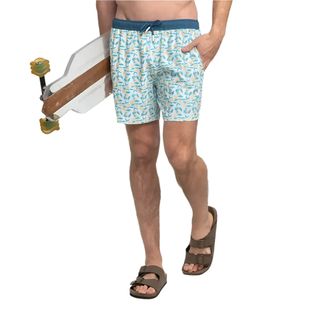 Southern Shirt Men's Lemon Squeezy Swim Shorts - Image 2