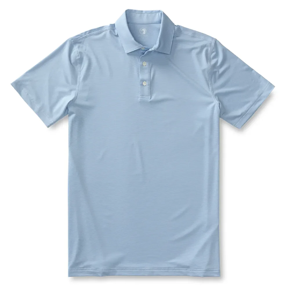 Duck Head Men's Long Drive Stripe Performance Polo - Image 2