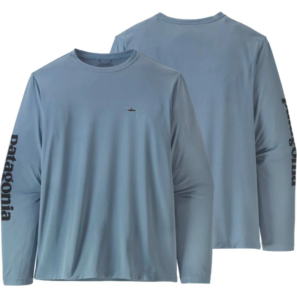 Patagonia Men's Cap Cool Daily Fish Graphic Long Sleeve Shirt - Image 2