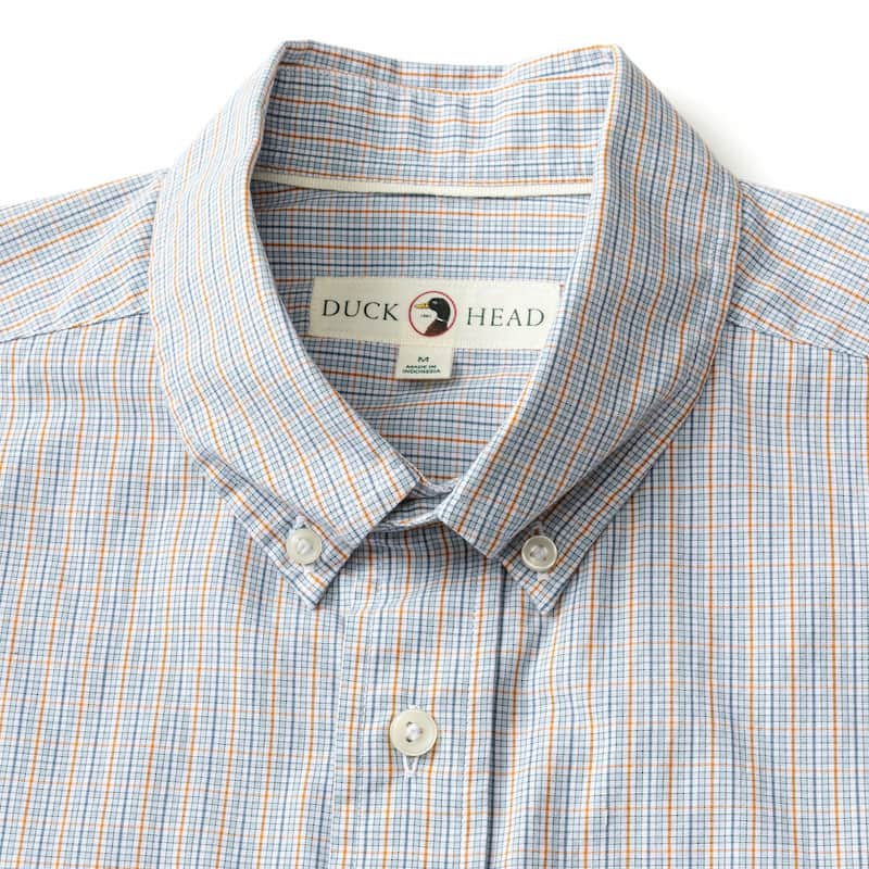 Duck Head Men's Long Sleeve Cotton Cashmere Poplin Sport Shirt - Rollins Plaid - Image 3