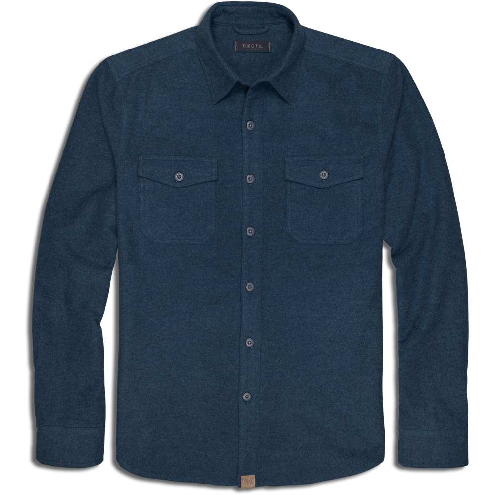 Dakota Grizzly Men's Major Long Sleeve Flannel Shirt - Image 2