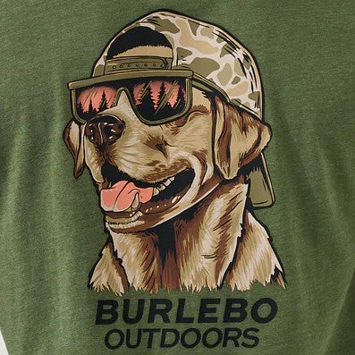 Burlebo Men's Mallard Camo Dog Short Sleeve Tee - Image 2