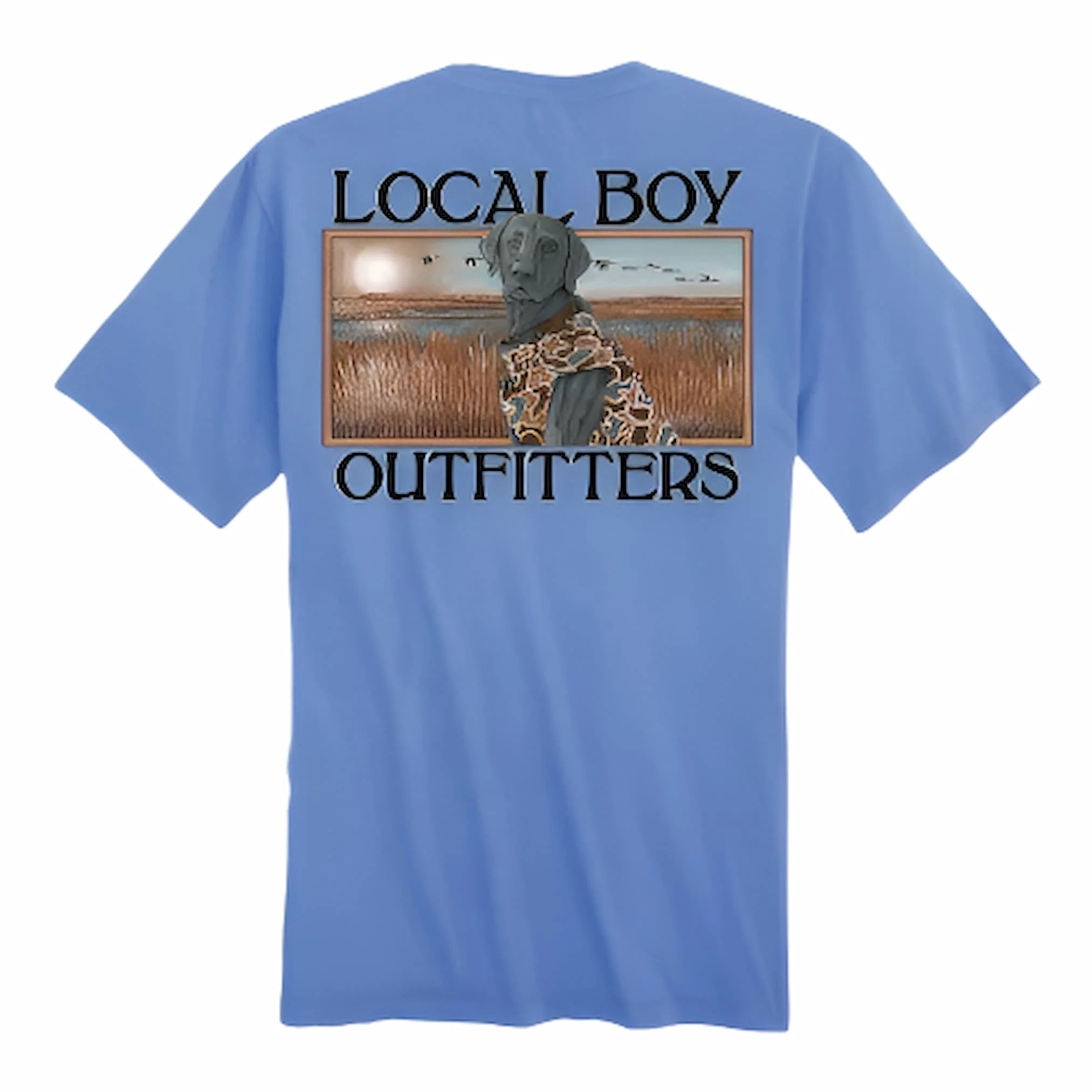 Local Boy Outfitters Men's Marsh Dog Short Sleeve Pocket T-Shirt - Image 2