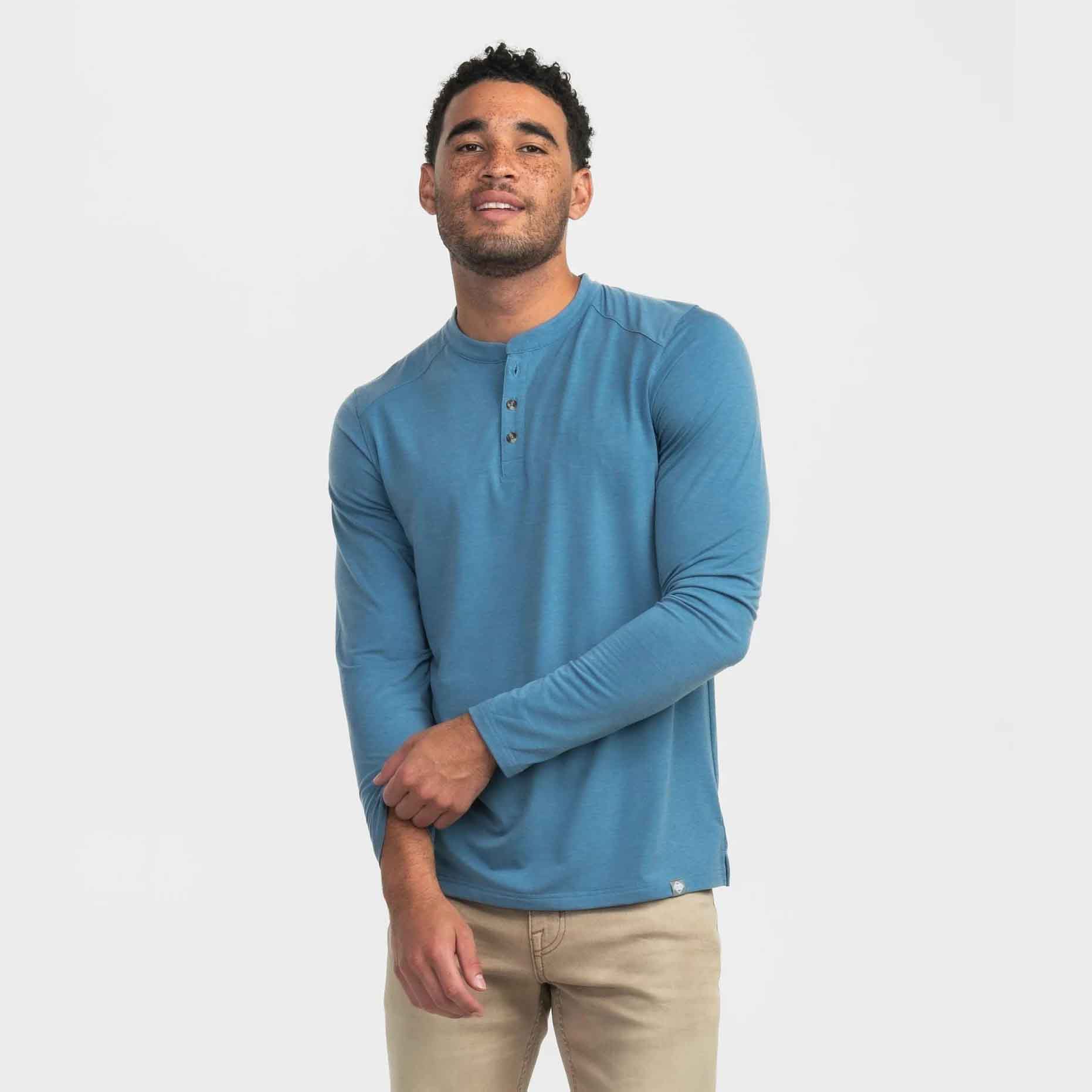 Southern Shirt Men's Max Comfort Long Sleeve Henley - Image 10