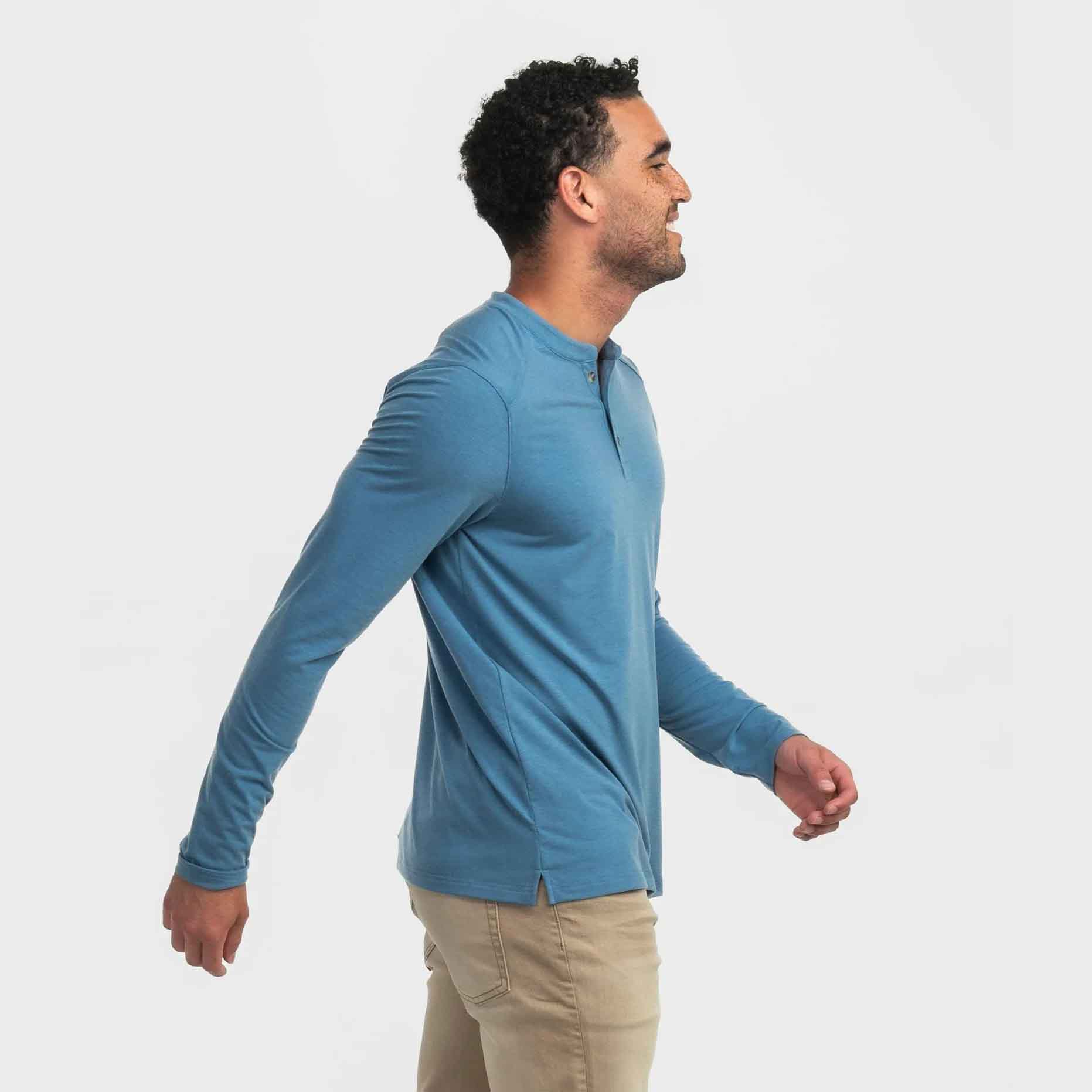 Southern Shirt Men's Max Comfort Long Sleeve Henley - Image 11