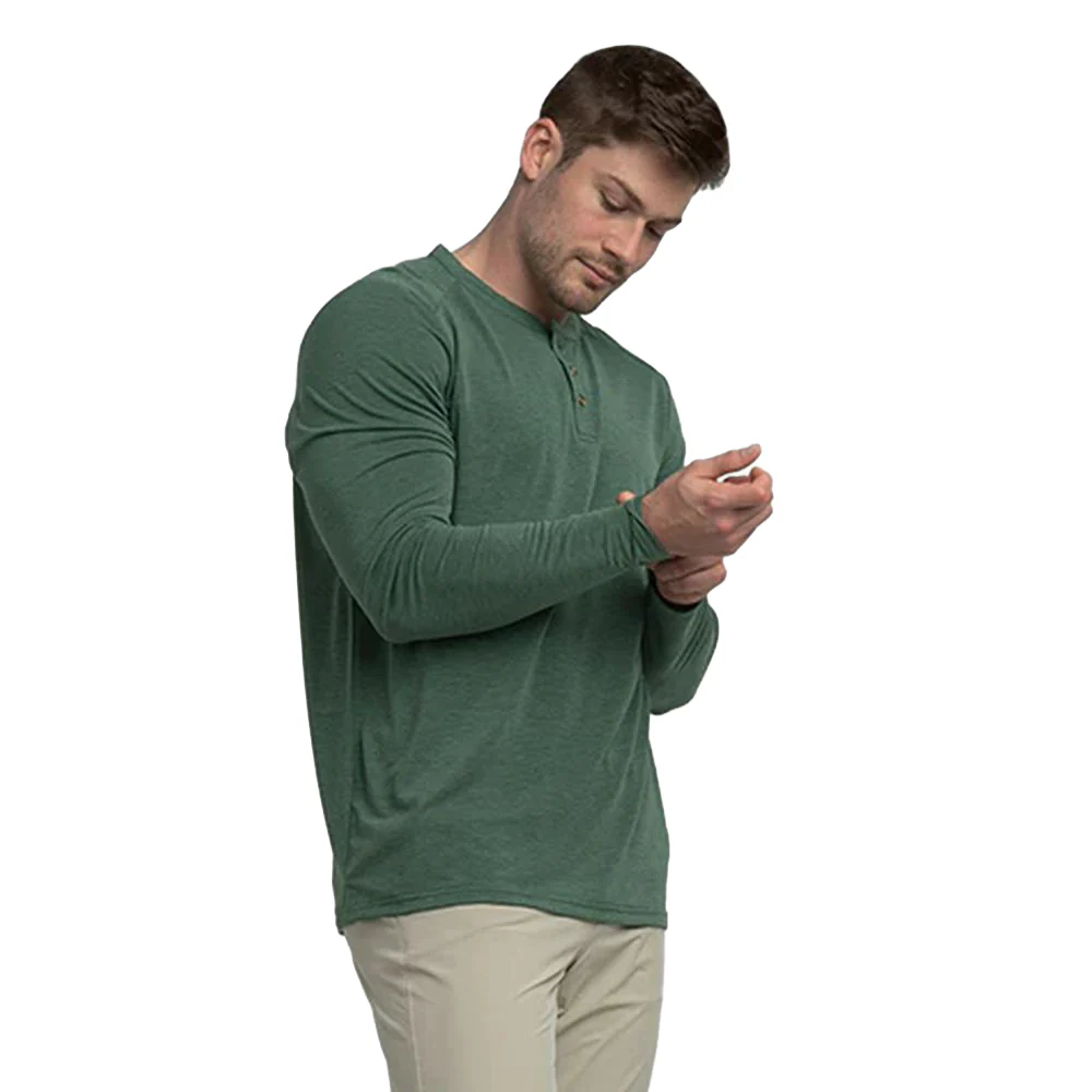 Southern Shirt Men's Max Comfort Long Sleeve Henley - Image 2