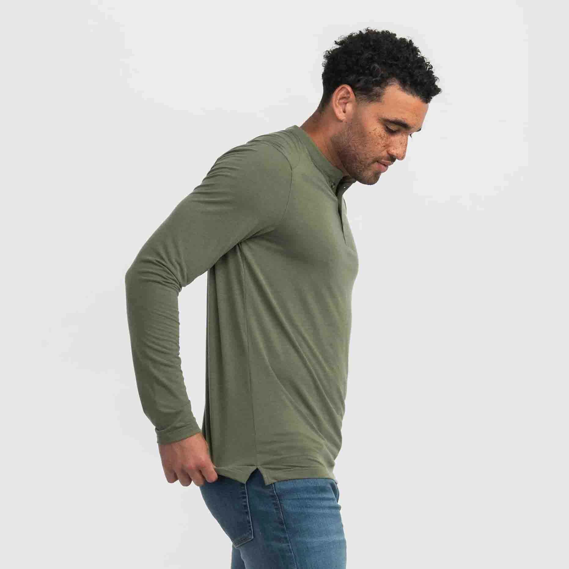 Southern Shirt Men's Max Comfort Long Sleeve Henley - Image 9