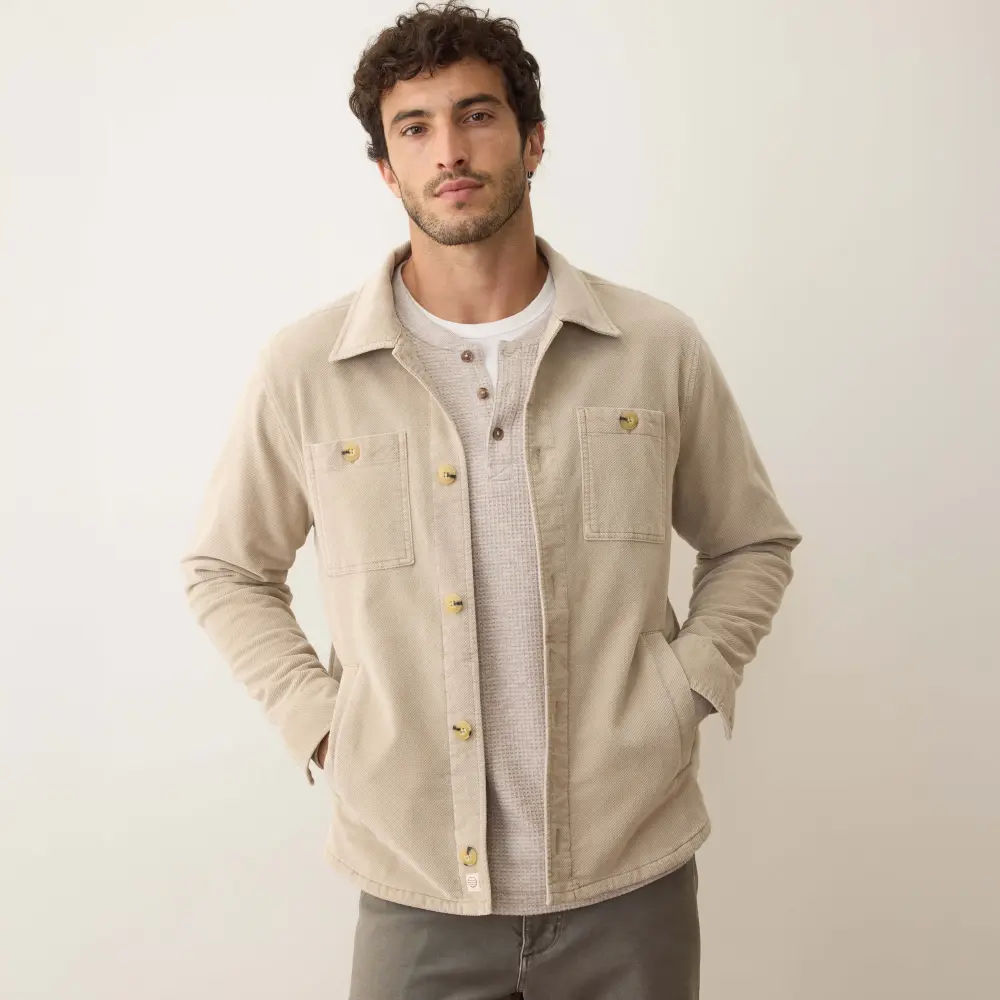 Marine Layer Men's Max Moleskin Overshirt - Image 2