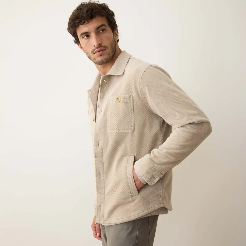Marine Layer Men's Max Moleskin Overshirt - Image 3
