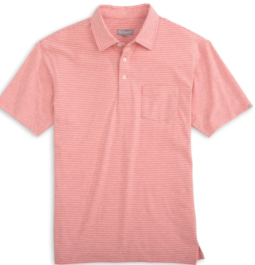 Men's Melange Stripe Polo - Image 5