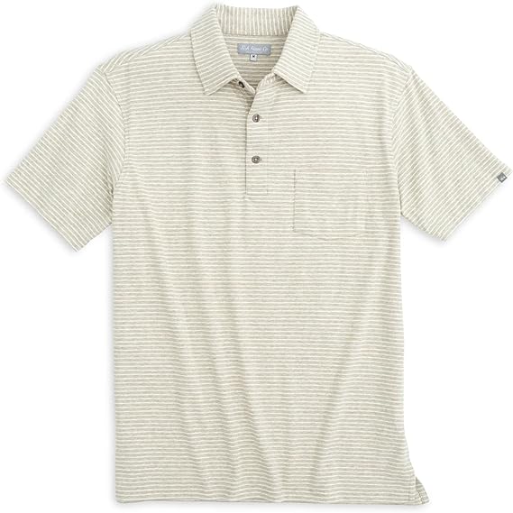 Men's Melange Stripe Polo - Image 6