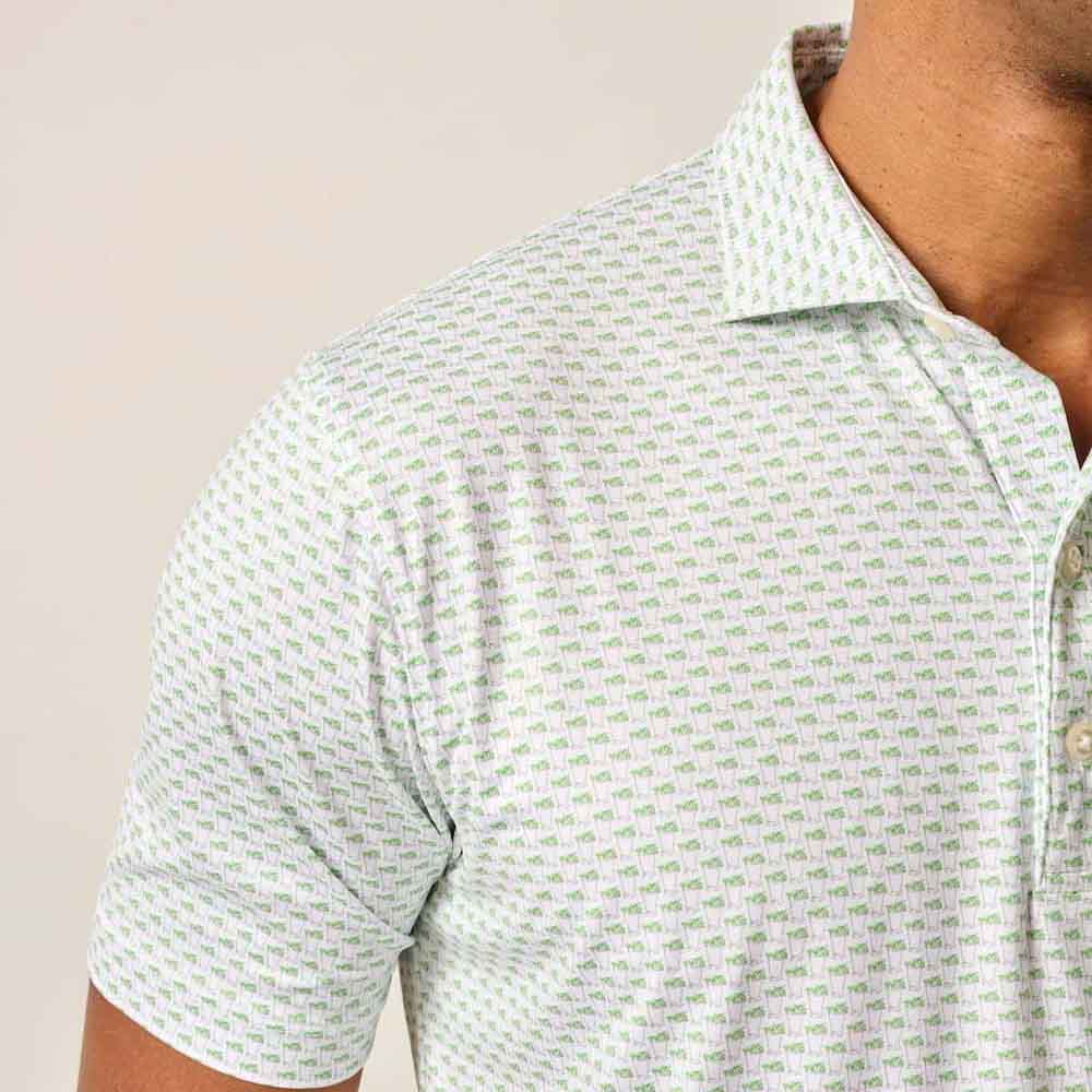 Johnnie-O Men's Mint Julep Printed Polo - Image 2
