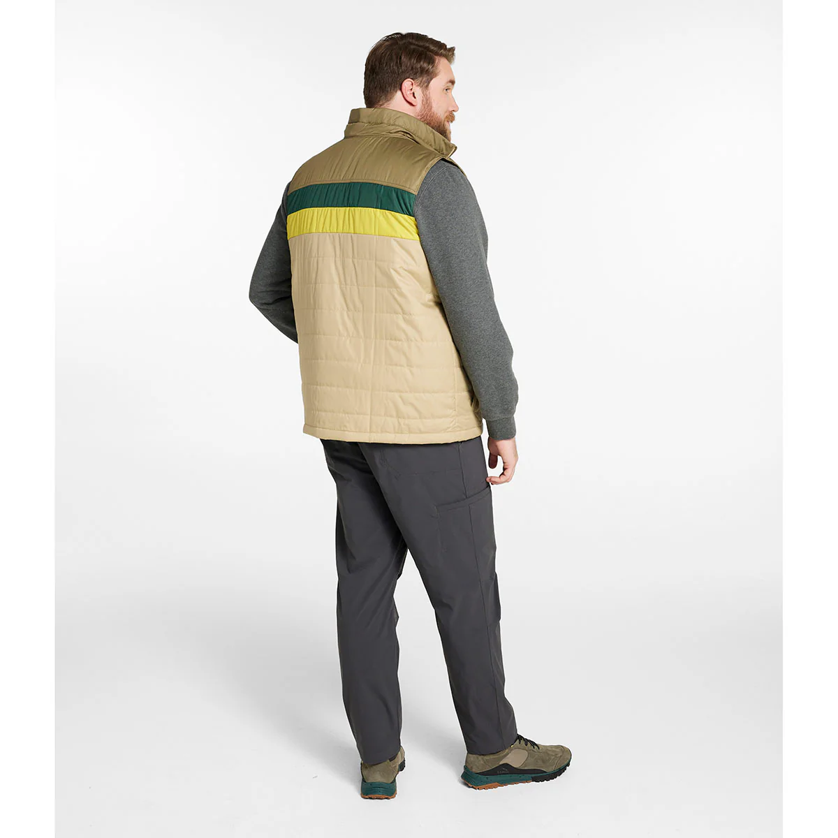 L.L. Bean Men's Mountain Classic Puffer Color Block Vest - Image 4