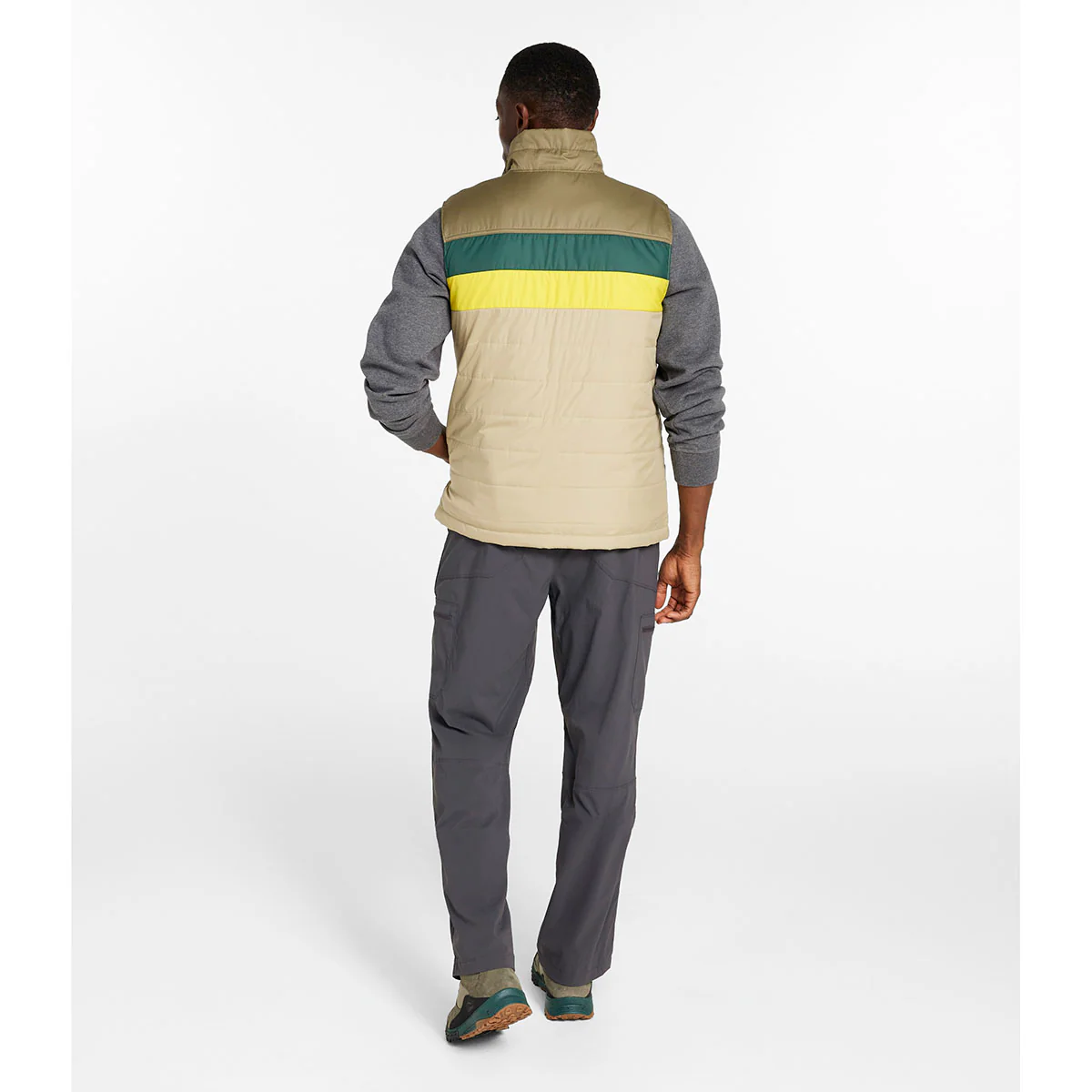 L.L. Bean Men's Mountain Classic Puffer Color Block Vest - Image 7