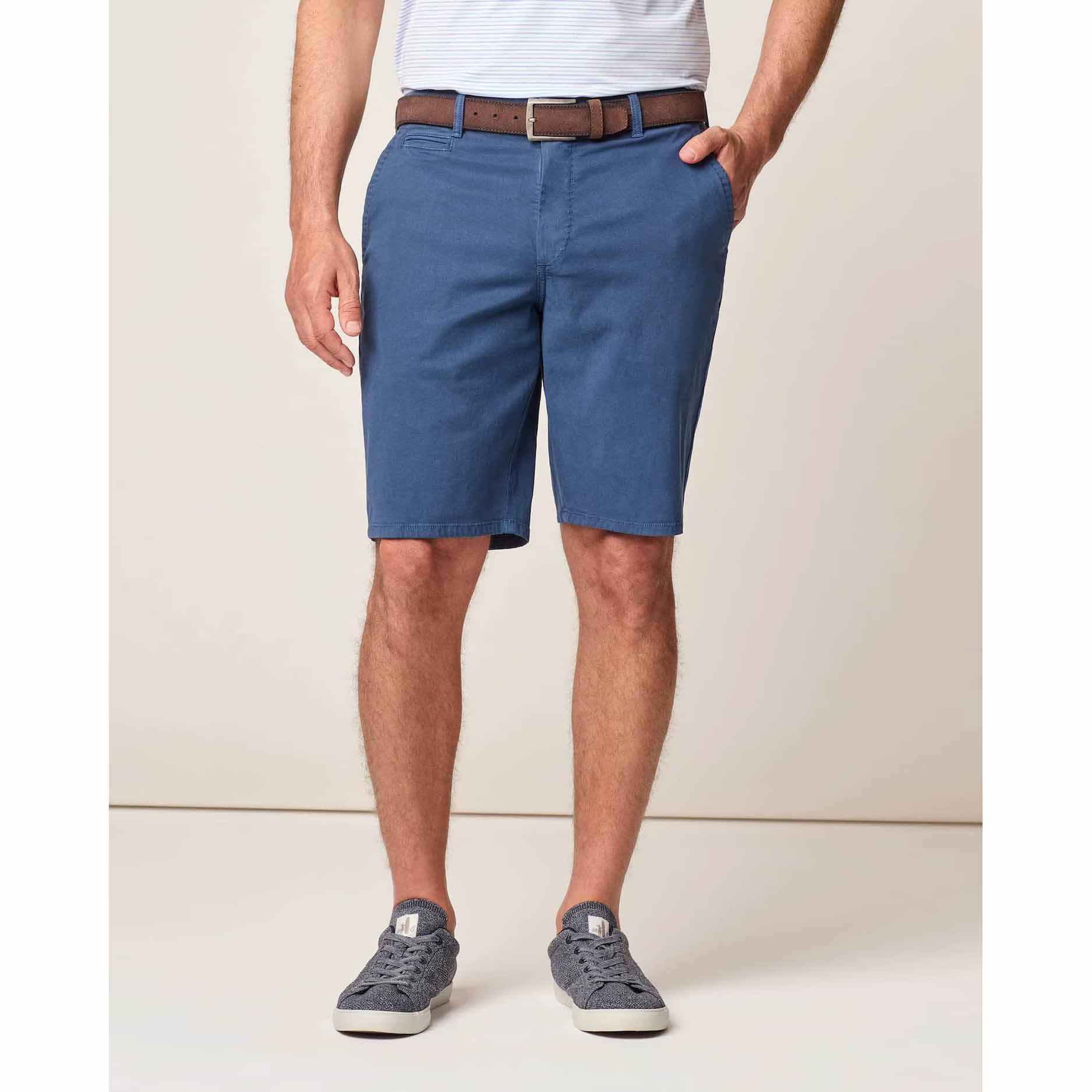 Johnnie-O Men's Nassau Cotton Blend Shorts - Classic 8" - Image 2
