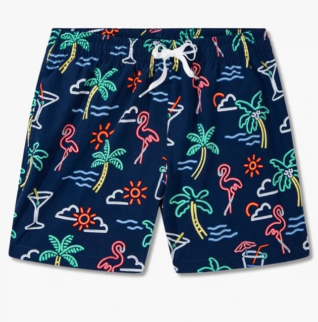 Chubbies Men's Neon Light Swim Trunks ZP-7"