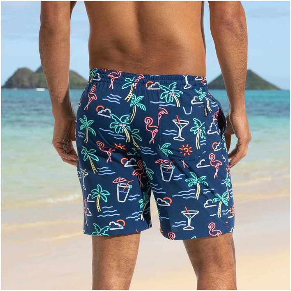 Chubbies Men's Neon Light Swim Trunks ZP-7" - Image 3
