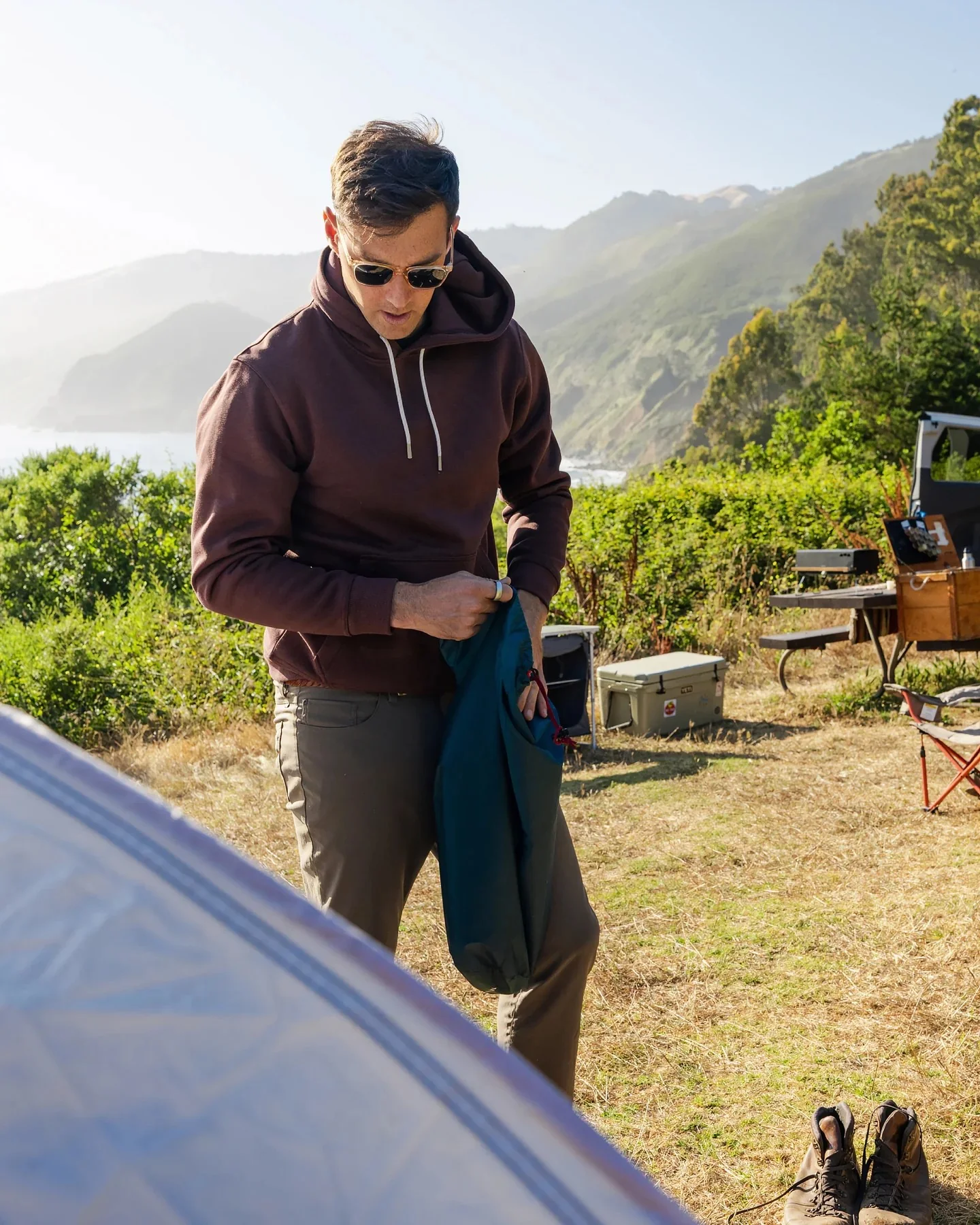 Free Fly Men's Northcoast Fleece Pullover Hood - Image 4