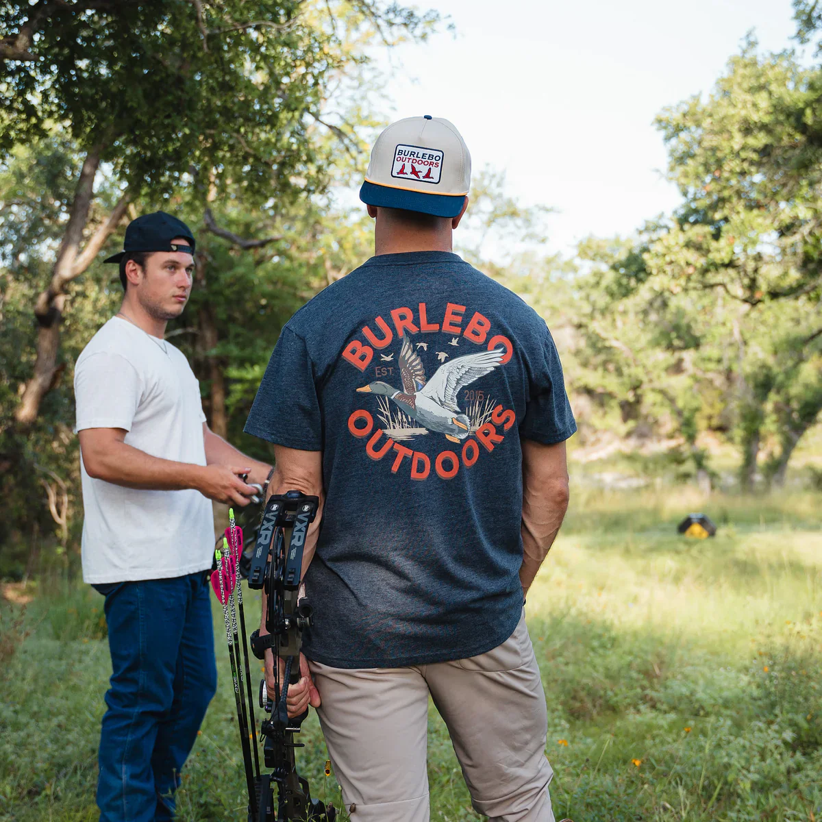 Burlebo Men's Old School Duck Hunt Short Sleeve Tee - Image 5