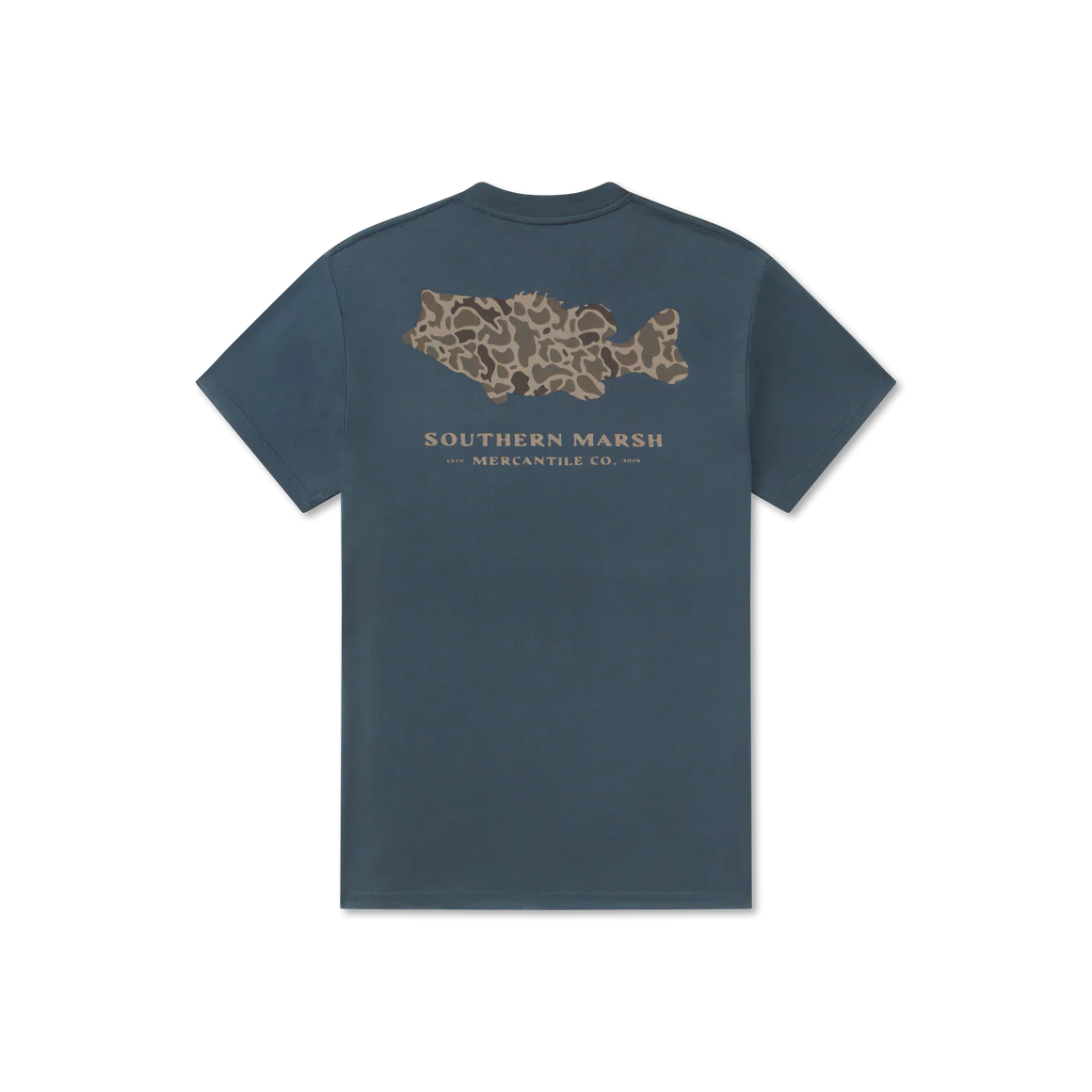 Southern Marsh Men's Originals Camo Bass Short Sleeve T-shirt