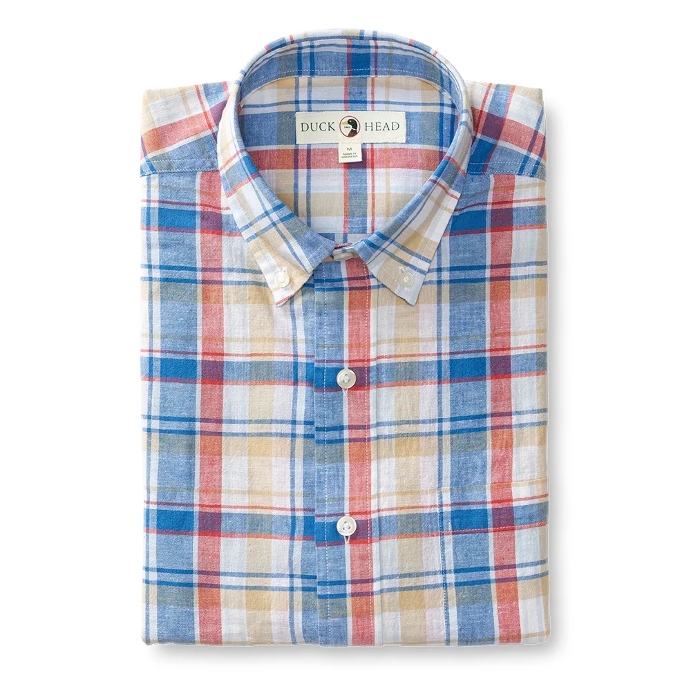 Duck Head Men's Conolly Plaid Oxford Sport Shirt - Image 2