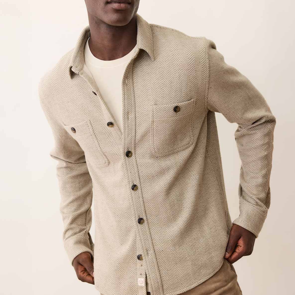 Marine Layer Men's Pacifica Stretch Overshirt - Image 2