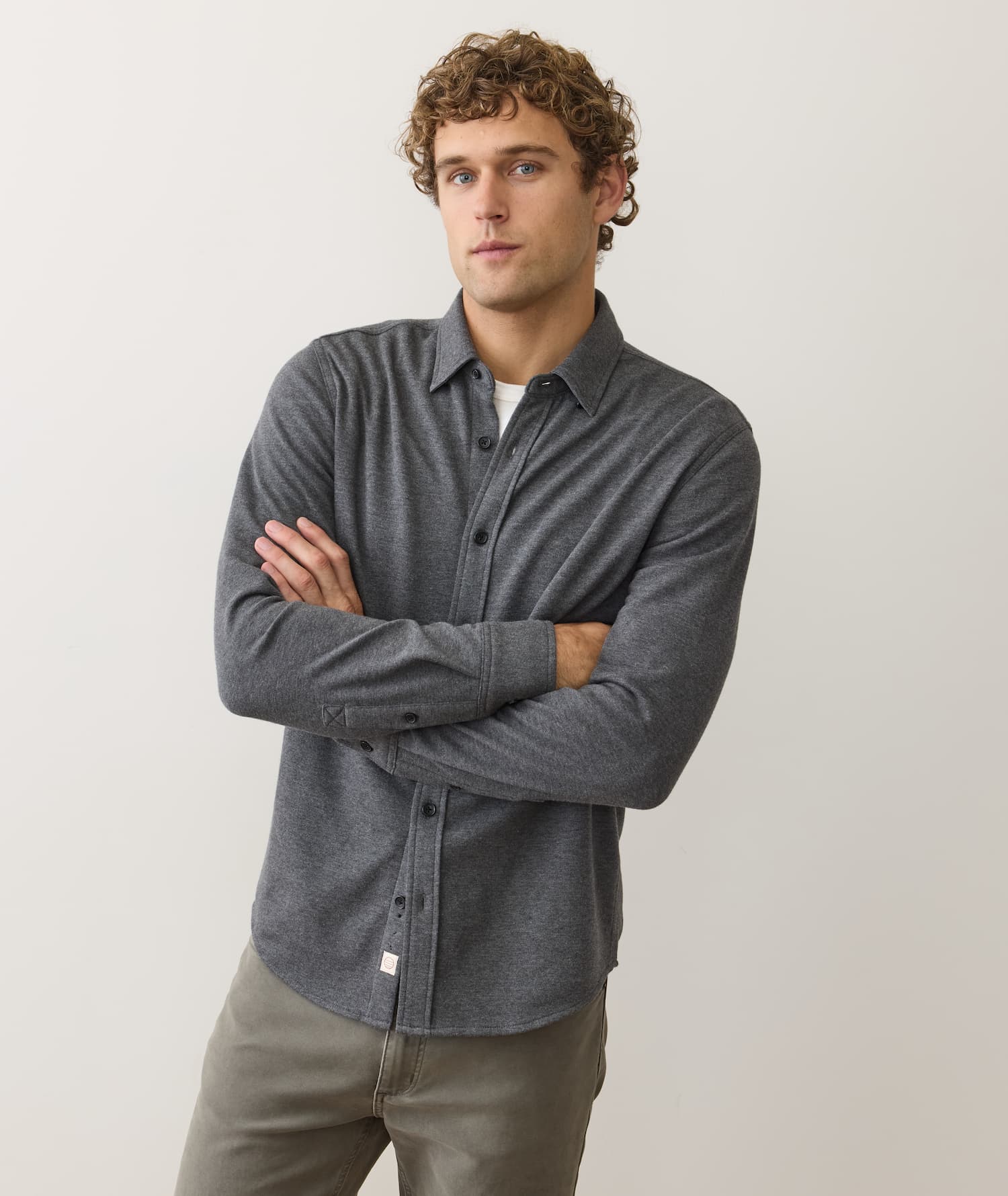 Marine Layer Men's Pacifica Stretch Long Sleeve Shirt - Image 6