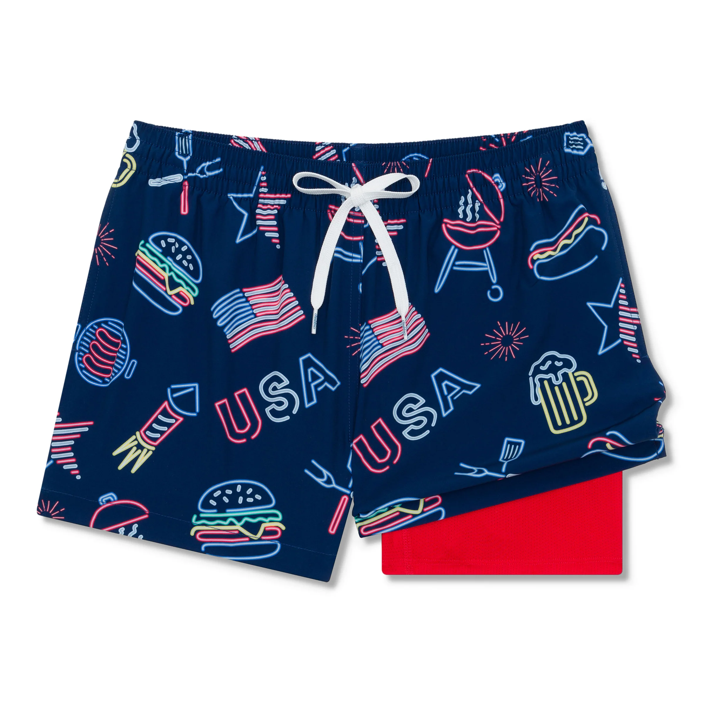Chubbies Men's Patriotic Lights Swim Trunks - 4" Inseam - Image 2