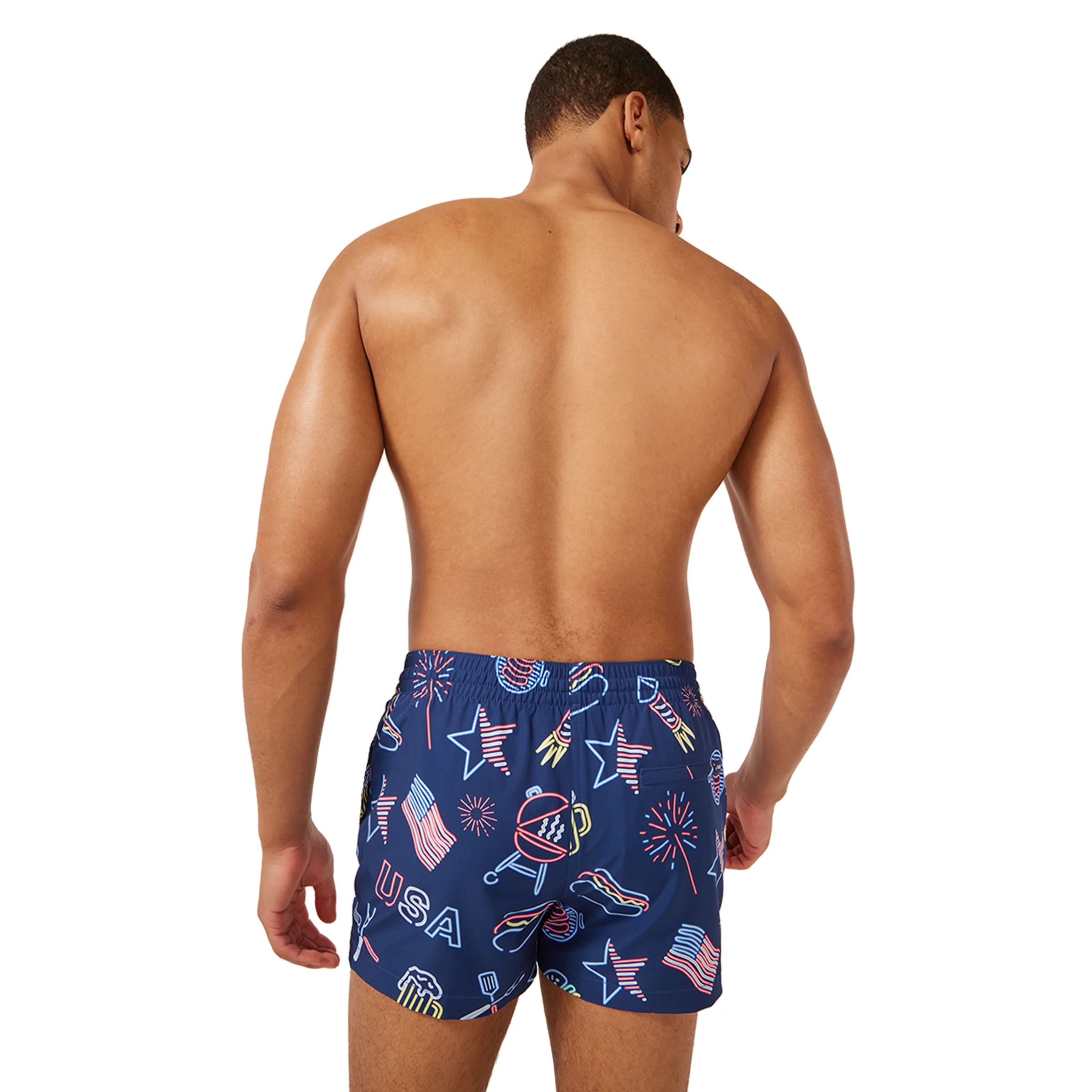 Chubbies Men's Patriotic Lights Swim Trunks - 4" Inseam - Image 5