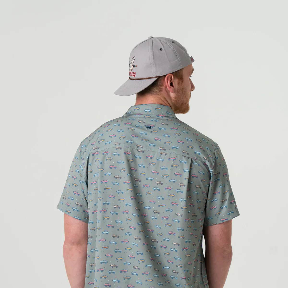 Burlebo's Men's Performance Short Sleeve Button Up Shirt - Image 7