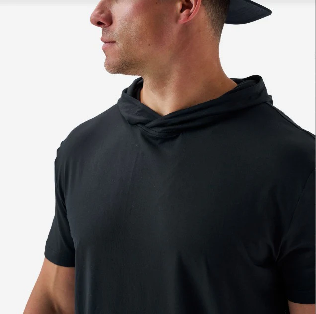 Burlebo Men's Performance Hoodie - Short Sleeve - Image 2