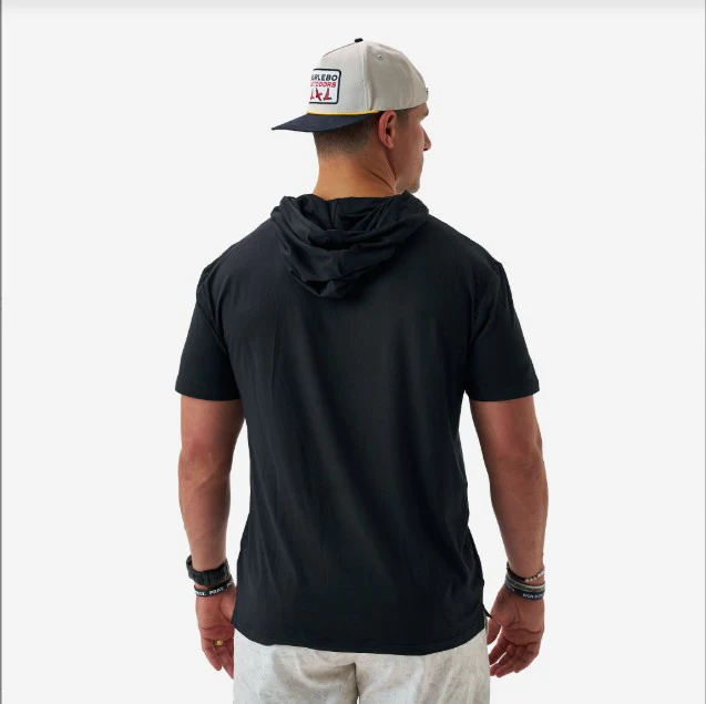 Burlebo Men's Performance Hoodie - Short Sleeve - Image 3