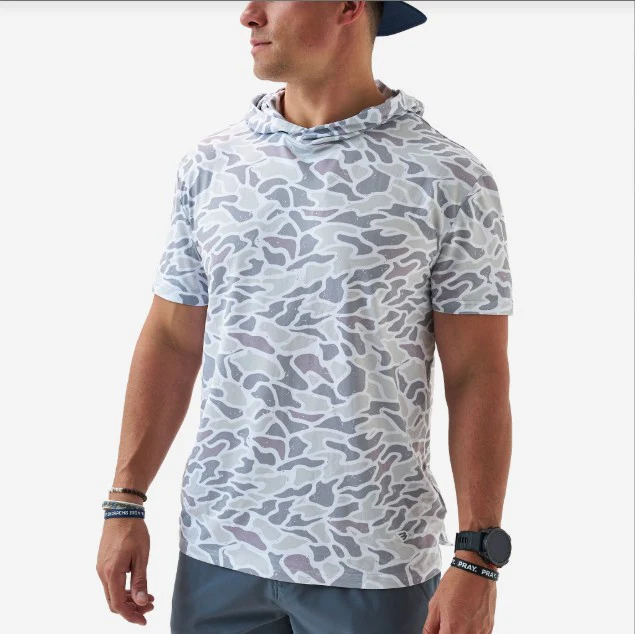 Burlebo Men's Performance Hoodie - Short Sleeve - Image 4
