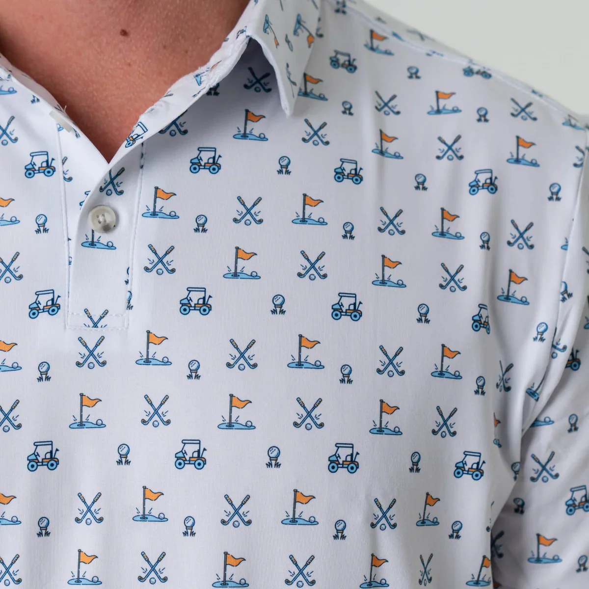 Burlebo Men's Performance Polo - Image 7