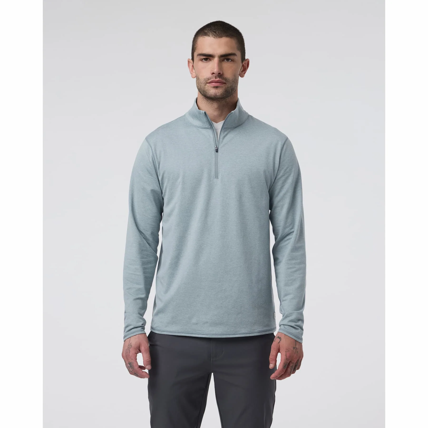 Vuori Men's Ponto Half Zip Mock Neck - Image 2
