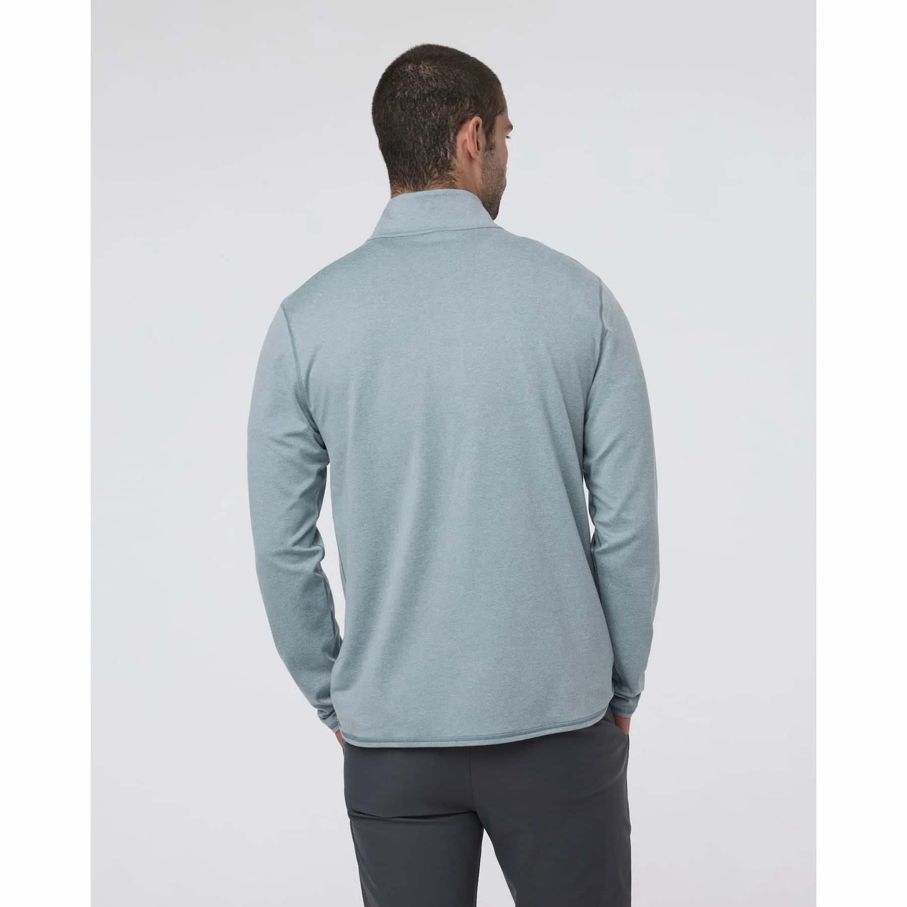 Vuori Men's Ponto Half Zip Mock Neck - Image 3