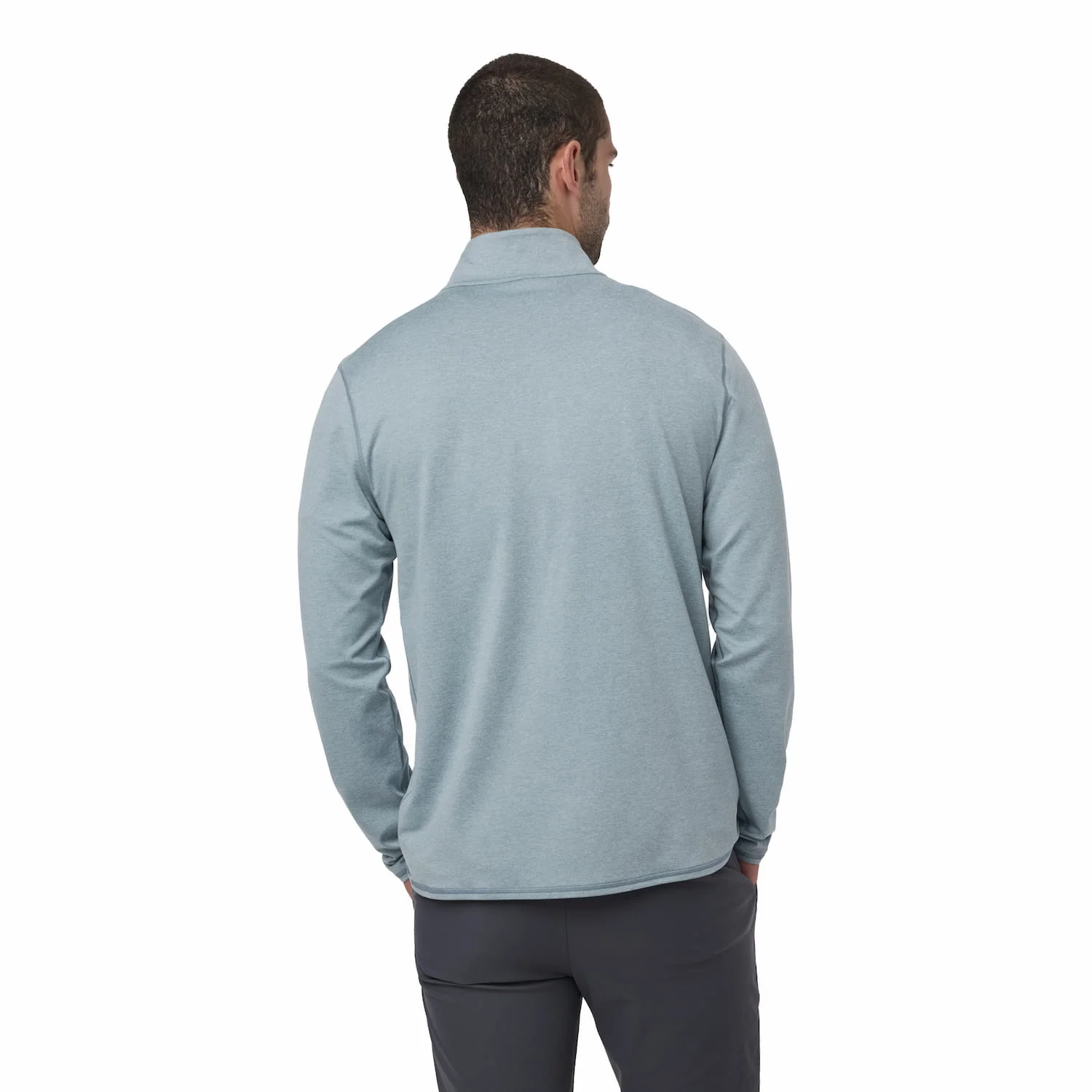 Vuori Men's Ponto Half Zip Mock Neck Pullover - Image 6