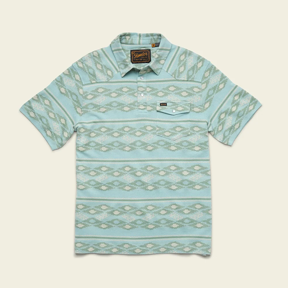 Howler Brothers Men's Ranchero Jacquard Polo - Image 4