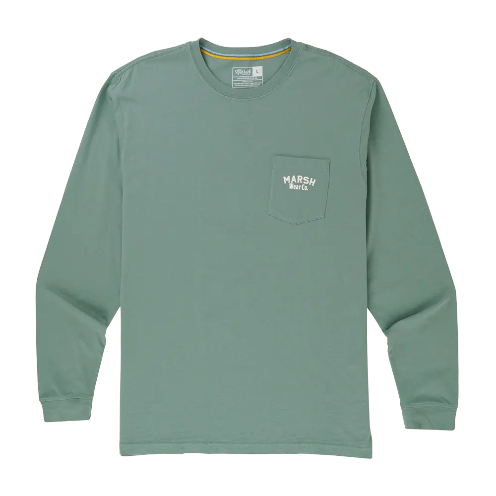 Marshwear Men's Red Catch Long-Sleeve T-Shirt - Image 2