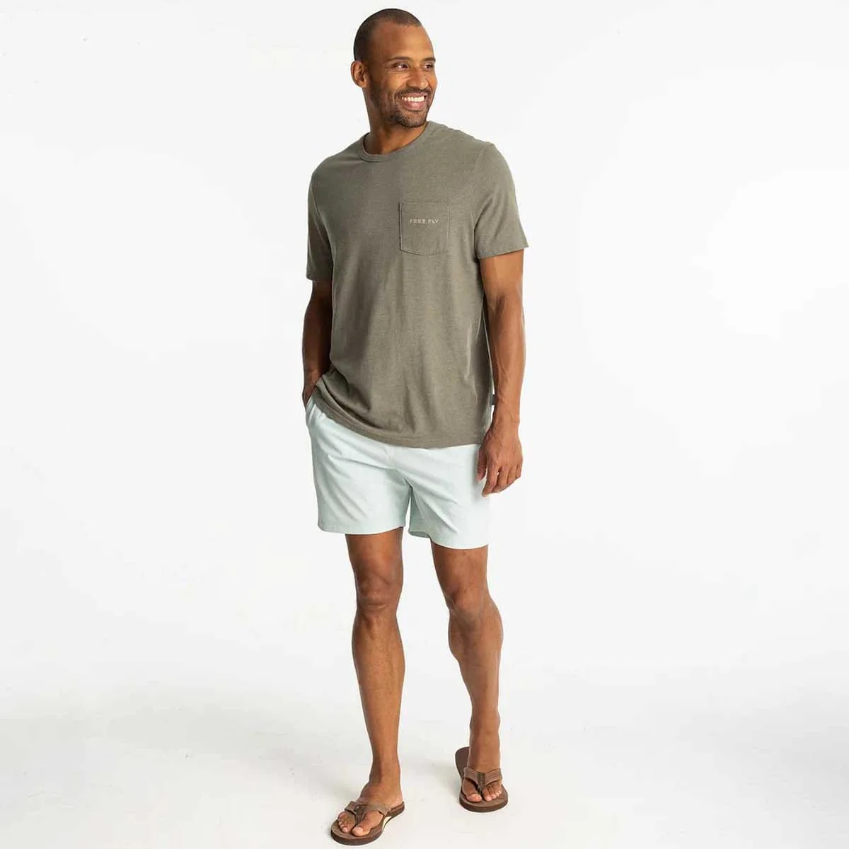 Free Fly Redfish Camo Pocket Tee - Image 3