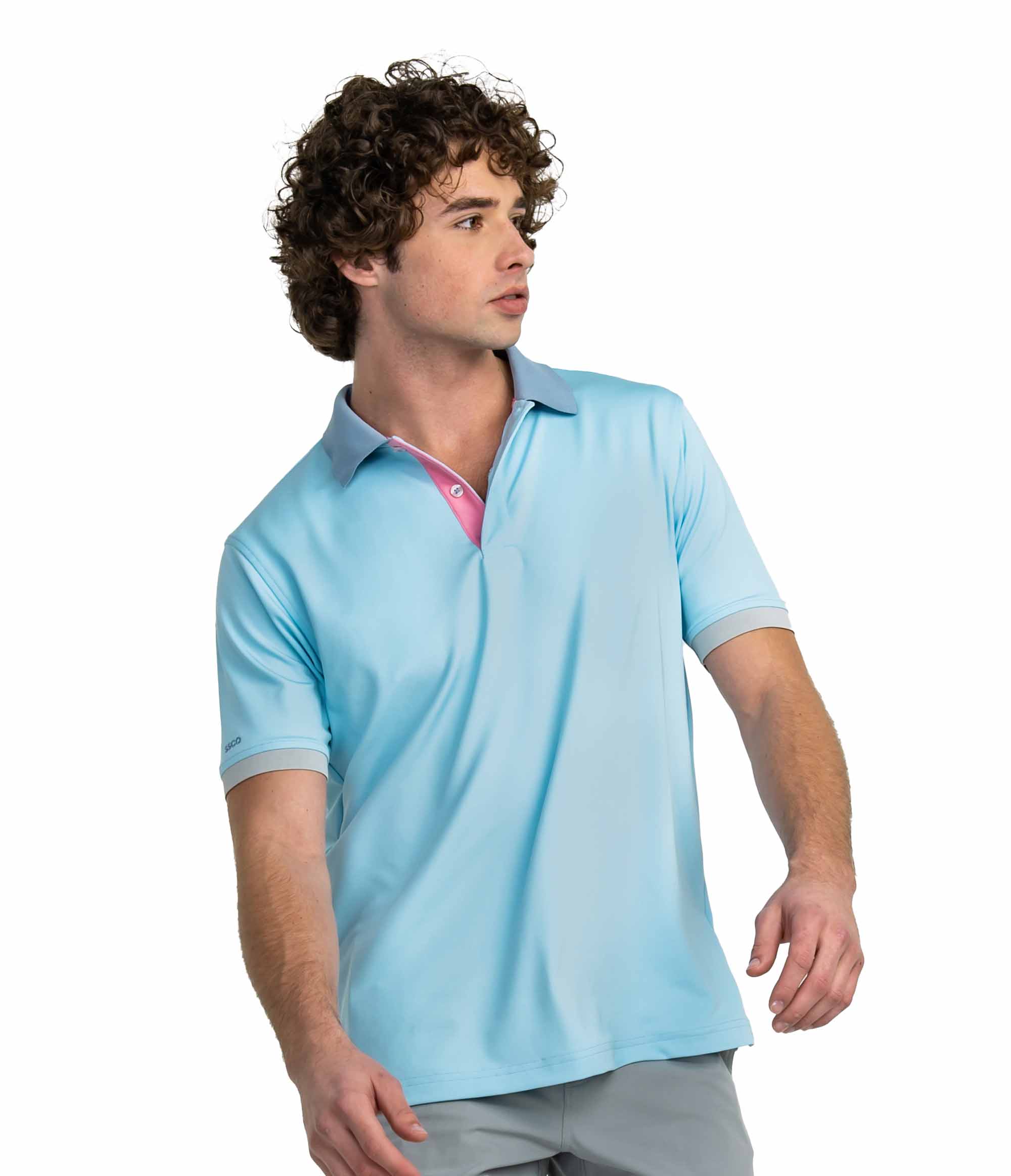 Men's Retro Ribbed Cuff Polo - Image 3