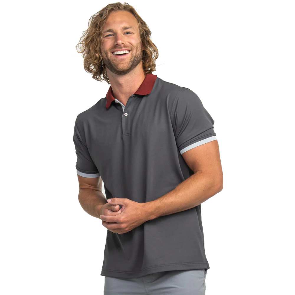 Men's Retro Ribbed Cuff Polo - Image 4