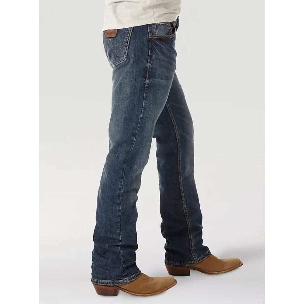 Men's Retro Slim Fit Boot Cut Jean - Image 2