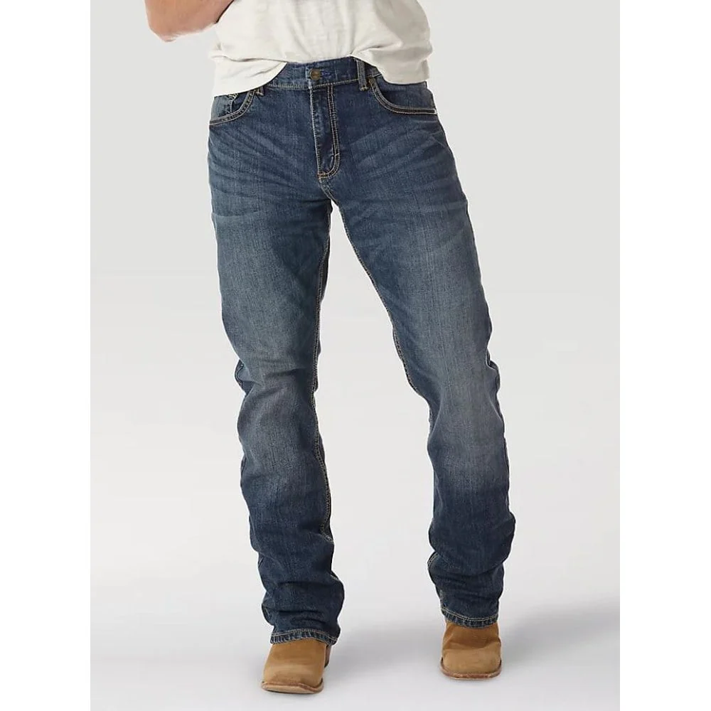 Men's Retro Slim Fit Boot Cut Jean - Image 5