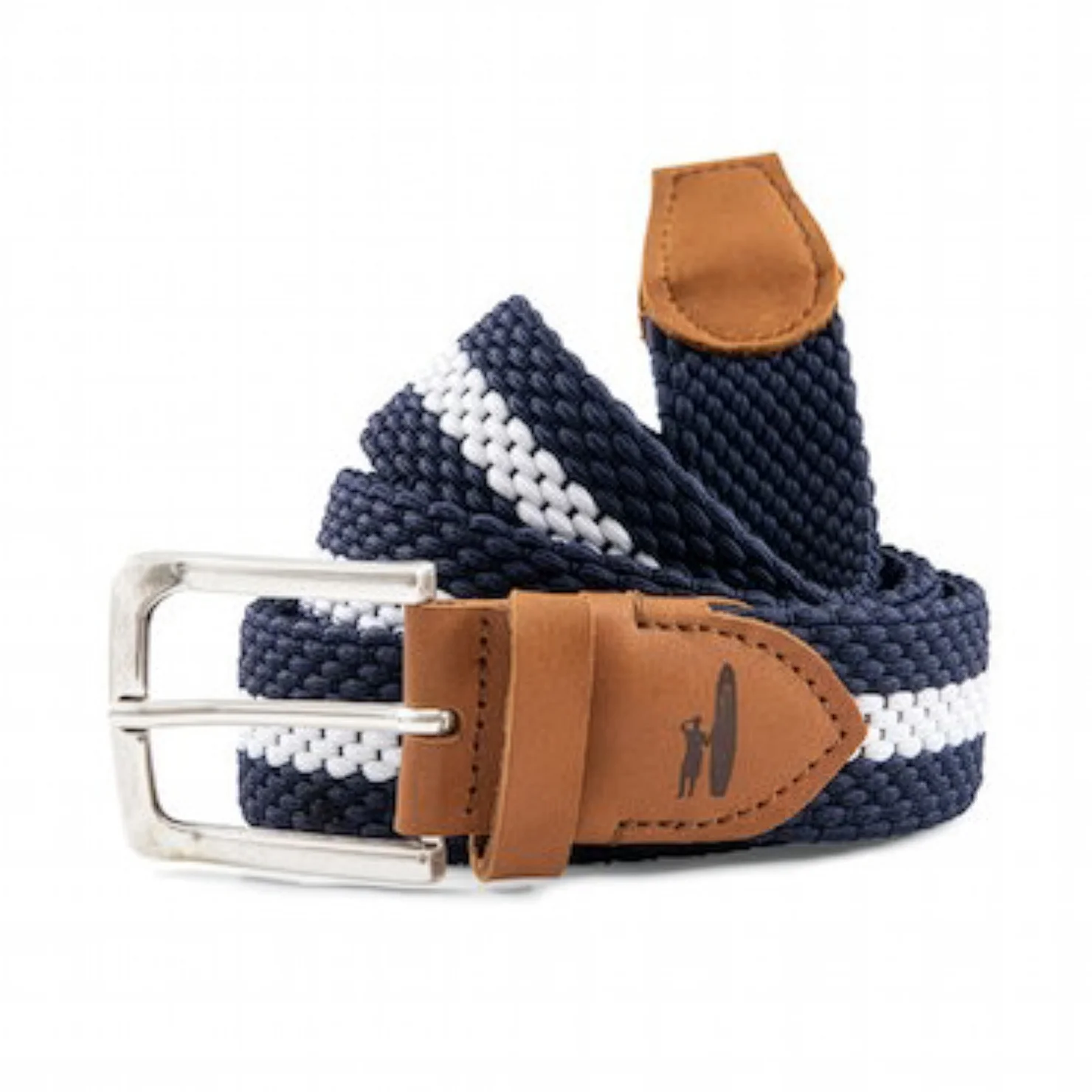 Johnnie O's Men's Reversible Stripe Belt - Image 2