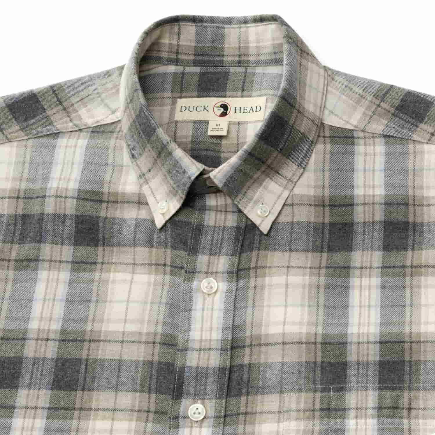Duckhead Men's Rolland Flannel Long Sleeve Shirt - Image 3