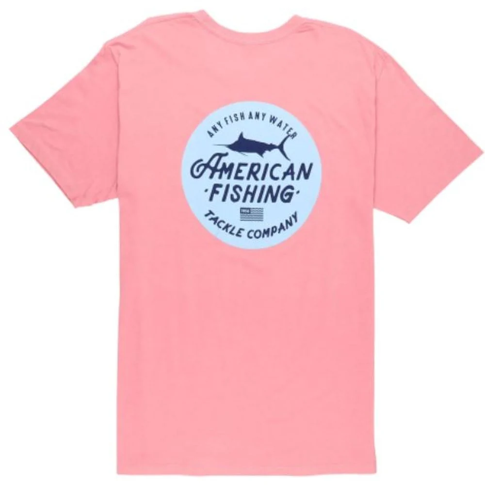 AFTCO Men's Root Beer Short Sleeve Tee - Image 6
