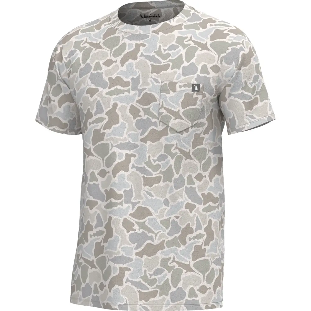 Local Boy Men's Heather Blend Short Sleeve Crewneck - Image 2