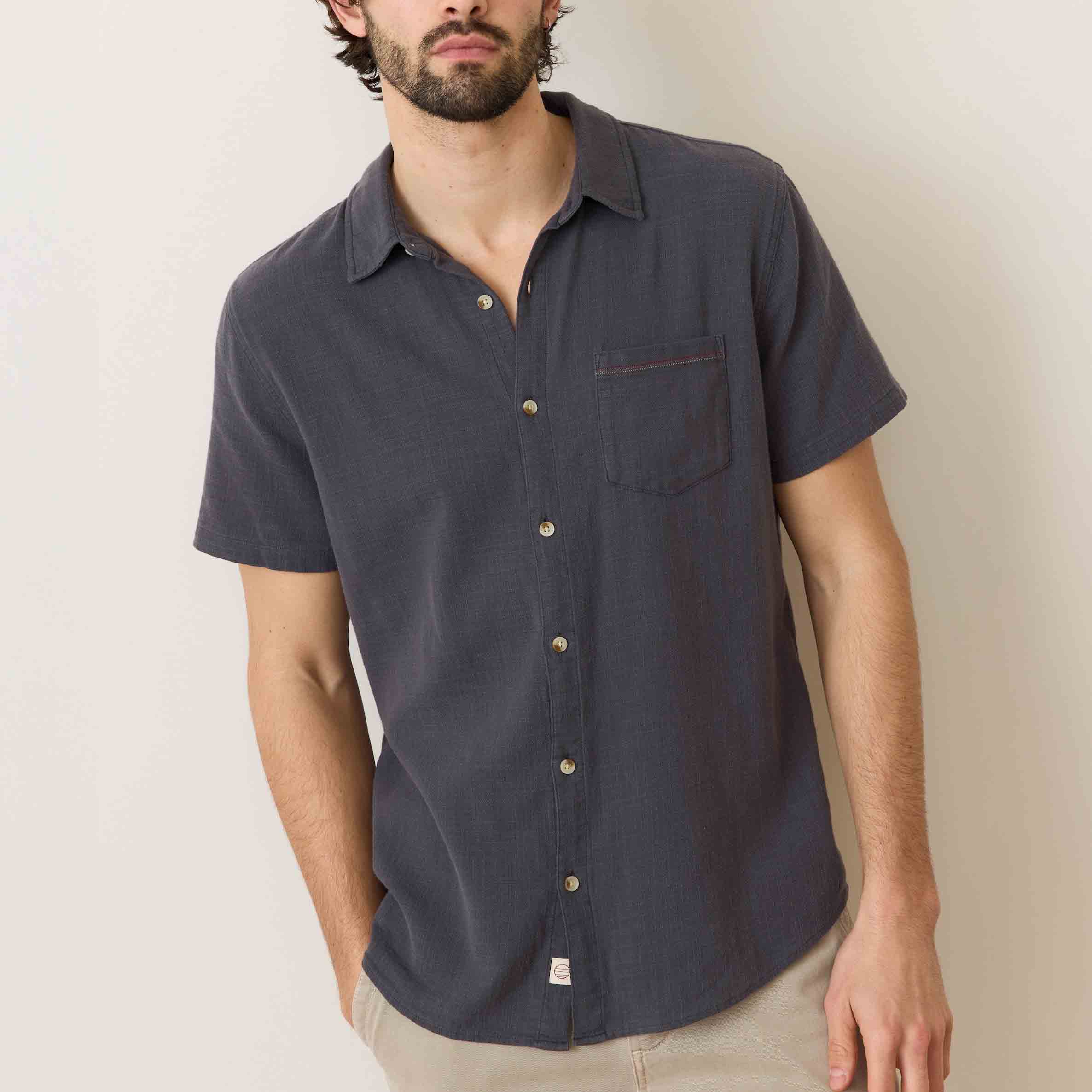 Marine Layer Men's Short Sleeve Selvage Classic Shirt - Image 2